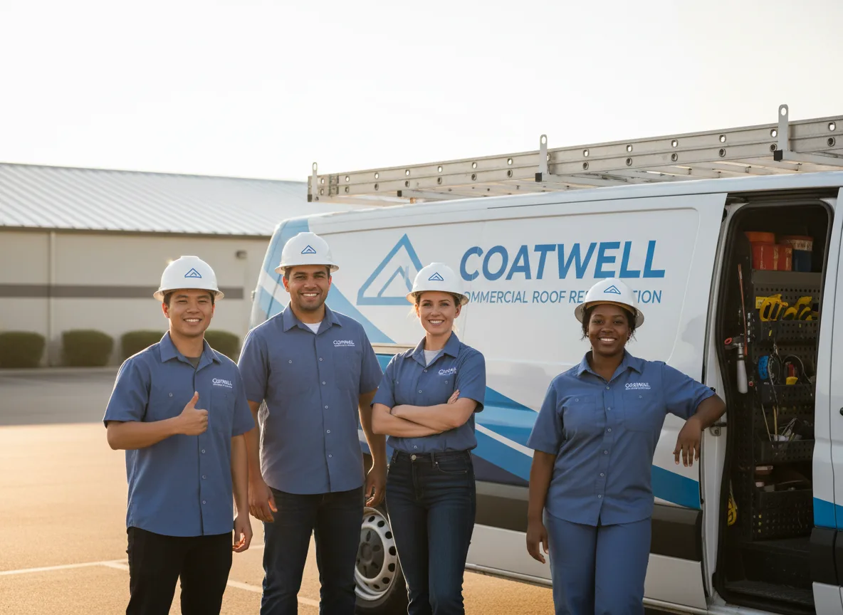 Commercial roof coating company in Valentines, VA